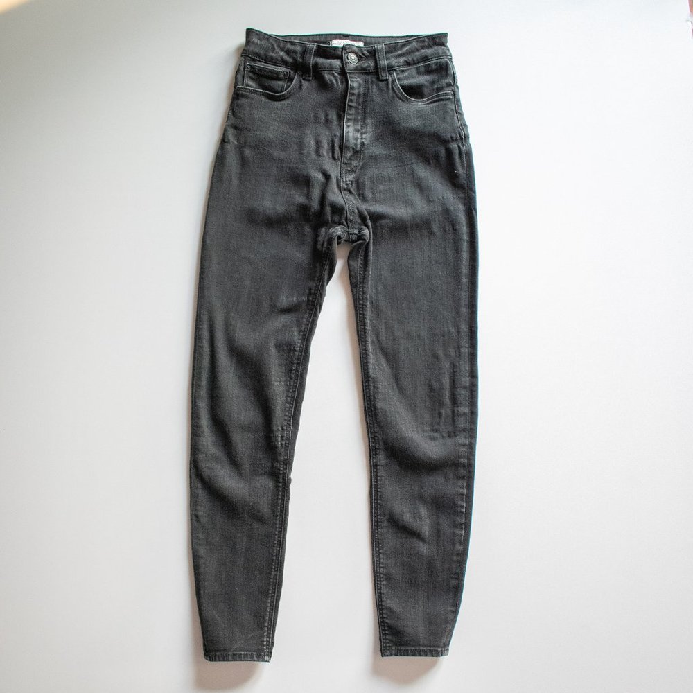 Black High Waist Skinny Jeans
